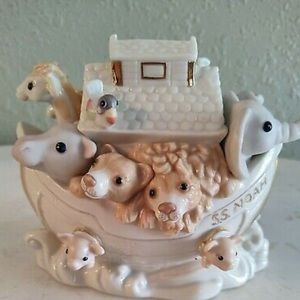 Lenox Noah’s Ark Porcelain Coin Bank
